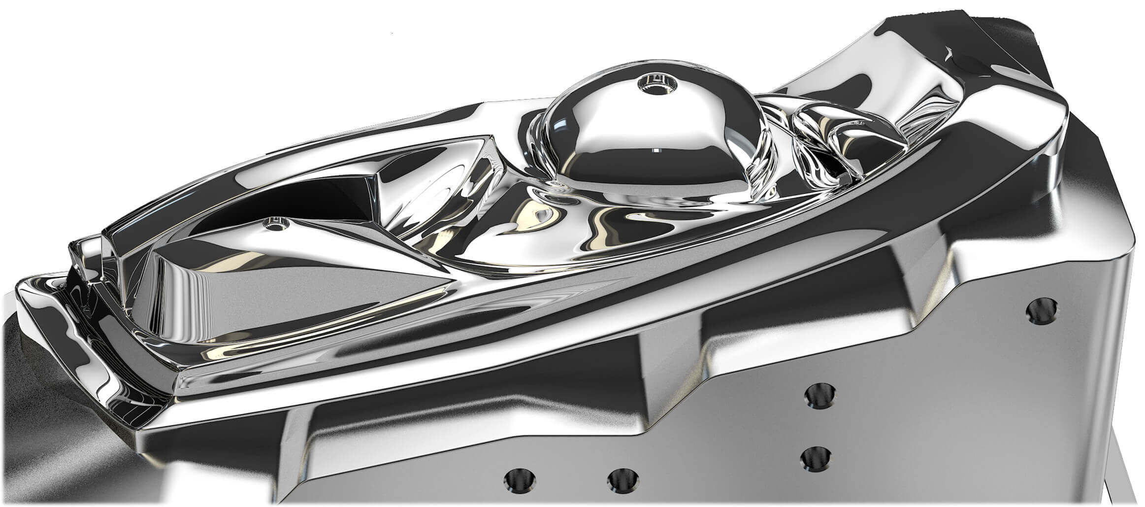 steel mold for the production of car headlights